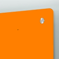 Orange Coloured Glass Information Board